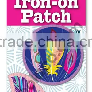 Mini Color Iron on PU Patches Heat Press Patches Fabric Patch thumbnail-1