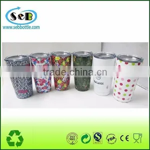 BPA FREE Hot Selling Double Wall Stainless Steel Tumbler thumbnail-2