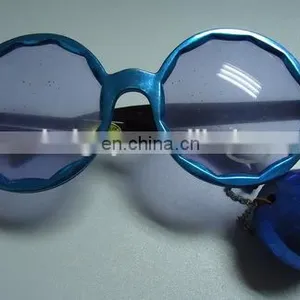 Cheap Funny Plastic Party Glasses With Glitter Ball thumbnail-1