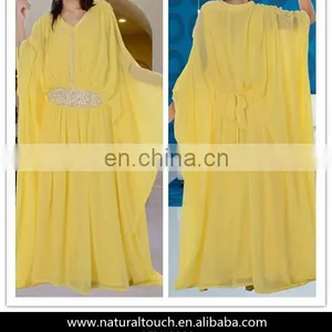 Dubai Very Fancy Chiffon Kaftan Ladies Maxi Dress 2016 (16051402) thumbnail-1