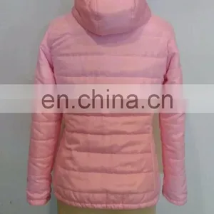 Wholesale Custom Made Women 100% Polyester Bomber Jacket thumbnail-5