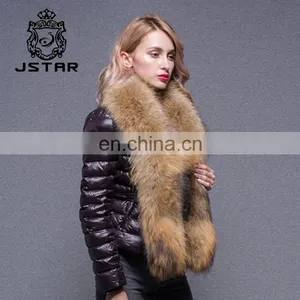 Super Quality Customize Down Womens Coats American Europen Style Coat Raccoon Fur Collardown Jacket For Winters thumbnail-3