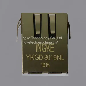 HFJ11-1G04E-L12RL YKGD-8019NL Through Hole Magnetic RJ45 Connectors thumbnail-1