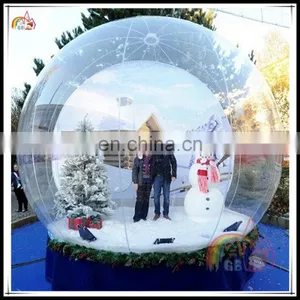 Manufacting Decoration Human Inside Snow Globe For Wedding / Christmas Decoration Items Bubble Ball Photo Taking thumbnail-1