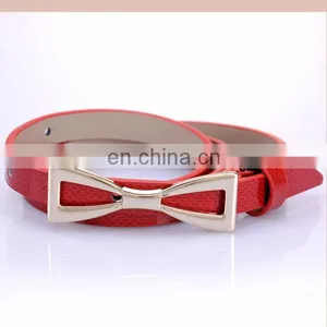 Fashion Womens Brown Leather Belt thumbnail-1