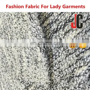 JC Vintage Soft Han Dfeel Knit Polyester Cotton Yarn Dyed Rib Terry Fabric thumbnail-5