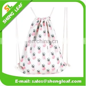Promotional Pringting Logo 420D Nylon Bag With Drawstring thumbnail-1