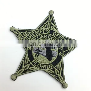 Professional Clothes Accessory Embroidered Badges Flower Embroidery Patch thumbnail-1
