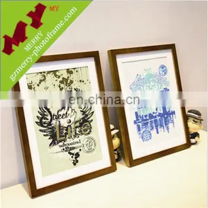 Promotional Gifts Lovely Beautiful Wooden Big Wedding Photo Frame for Home Decoration thumbnail-5