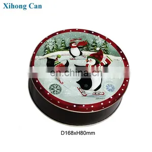 New Round Metal Cake Box thumbnail-1