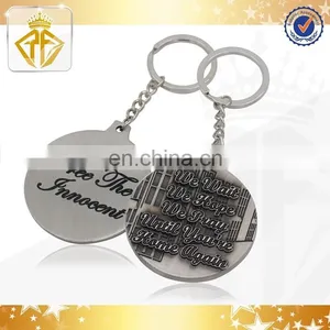 Shiny Gold 3D Medal Keychain With Hard Enamel Colored thumbnail-5