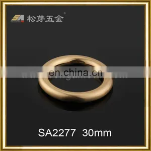 Song A Metal Lead Free Brass o Ring Buckle Polished Matt Round Buckle thumbnail-3