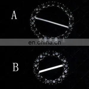 Fashion Shiny Alloy Rhinestone Round Buckle thumbnail-1