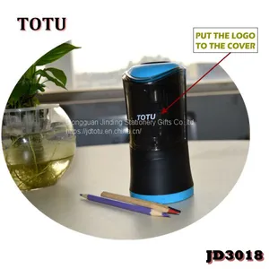 Electric Pencil Sharpener - For School and Classroom, Helical Steel Blade Sharpens All Pencils Including Color, Auto-Stop Feature, Ultra-Portable - Batteries Included (Pencil Sharpener) thumbnail-1