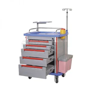 Mobile Medical Multifunction Cart Prices Treatment Abs Hospital Trolley thumbnail-1