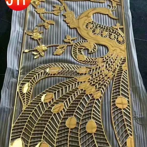 Foshan Manufactory Stainless Steel Aluminium Engrave Room Divider Screen Partition thumbnail-1