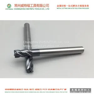 WTFTOOLS HRC55 4 Flutes Tungsten Carbide End Milling Cutter With High Performance thumbnail-4