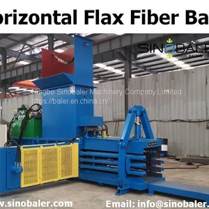 Horizontal Flax Fiber Baler Machine thumbnail-1