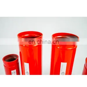 ASTM 53 SCH10 3" Red Painted Grooved Fire Fighting Pipe thumbnail-5