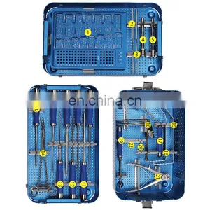 Orthopedic Surgical Instruments Spinal Anterior Cervical Plate System Instrument Set for Cervical Surgery Spine thumbnail-2