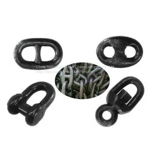 73mm Stud Link Marine Anchor Chains With BV Certificate thumbnail-1