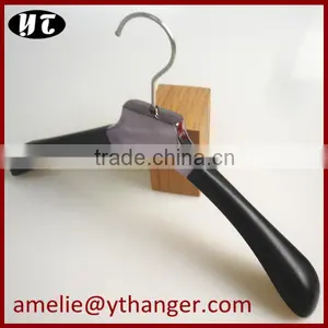 Leather Wrapped Hanger High Quality Display Hanger With Custom Brand Name thumbnail-1