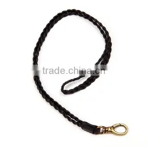 Hot Sale Handmade Key Holder Fashion Neck Hanging Wholesale Braided Leather Key Chain thumbnail-3