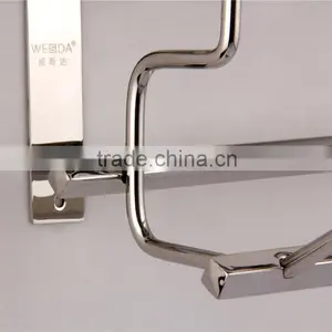 WESDA Portable Towel Rack Bathroom Towel Rack Made of Zinc Alloy thumbnail-4