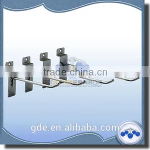 Fashion Light Duty Metal Chrome Slatwall Display Hook thumbnail-1