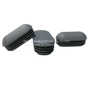 Plastic Furniture Oval Tube Plugs for Table Chair Desk Pipe thumbnail-2