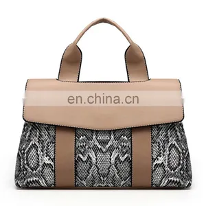 New European And American Fashion Snake Skin Large Capacity Female Bag Single Shoulder Cross-slung Handbag/ thumbnail-2