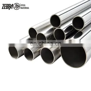 Wholesale Factory Supply Inox Pipe 201 202 304 316 SS Seamless Stainless Steel Round Pipe Tube thumbnail-1