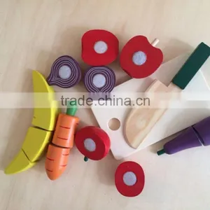 2016 Hot Sale Wooden Fruit Toys Most Popular Ketchen Toys For Kids Cheap Cutting Games Toys thumbnail-2