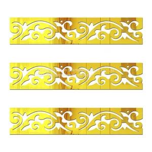 Window Acrylic 3d Three-dimensional Wall Sticker Master Bedroom Waist Line Wall Line Chinese Toilet Corner Kitchen Self-adhesive Hotel thumbnail-4