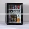 Best Seller Classic Guangdong 30 Liters 12V Beverage Cooler Stainless Steel Glass Door Small Freezer Mini Bar Refrigerator Sale thumbnail-5