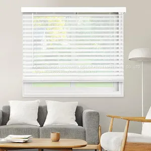 50mm PVC Fauxwood Blinds thumbnail-1