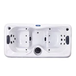 Good Price Garden 2 Seats Outdoor Massage SPA Whirlpool Small Bathtub Hot Tub thumbnail-1