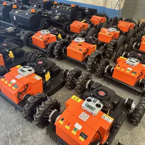 Remote Mower Price, China Remote Control Brush Cutter Price, Tracked Remote Control Lawn Mower for Sale thumbnail-2