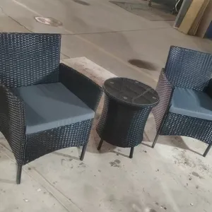 Factory Directly Supply Modern Rattan Garden Set Party Used Beer Iced Set With Waterproof Cushion thumbnail-1