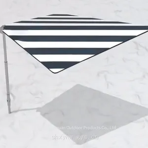 Small All-aluminum Square Cross Telescopic Beach Sunshade Umbrella for Shadow Shading thumbnail-3