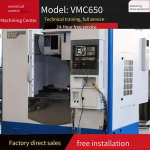650 Vertical Machining Center Vmc Small Machining Center Cnc - Three-axis Linear Guide Rail With Optional Control System, Customized for Export thumbnail-1