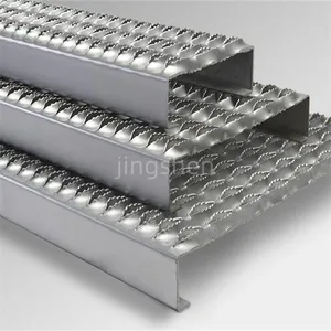 Customized Size Hole Pattern Stainless Steel 304 316 Perforated Metal Sheet Round Hole Anti-Slip for Stair Tread and Platform thumbnail-3