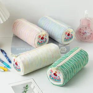 Wholesale Customized Zipper Strawberry Cake Pencil Case thumbnail-1