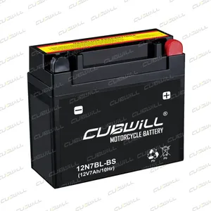 Japan Standard Sealed Lead Acid 12N7BL-BS 12V 7Ah AGM Motorcycle Battery thumbnail-2