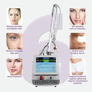 Portable Fractional CO2 Laser Device With Integrated Cooling for Safe Skin Resurfacing Scar Remoal Vaginal Rejuvenation thumbnail-4
