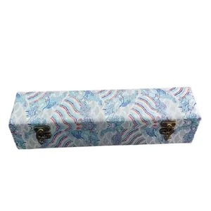 Xuan Paper Art Paper Hand Scroll Song Brocade Framed Brocade Box Set With Pink Color or Sky Blue Color Student Graduate Gift Set thumbnail-4