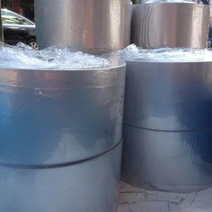 50mic Silver PP BOPP Self Adhesive Label Stock Jumbo Roll Water Based Acrylic Glue Glassine Liner thumbnail-4