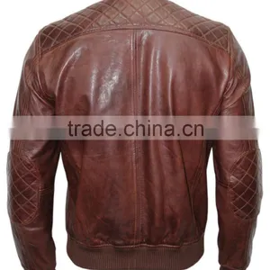 Brown Leather Jackets for Men thumbnail-2