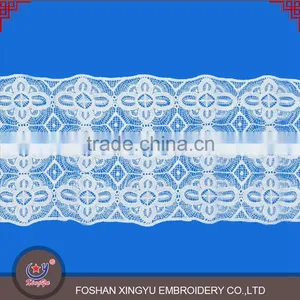 Economical Custom Design Affordable White Crochet Floral Lace Collars Neck Trimming in White Color thumbnail-2