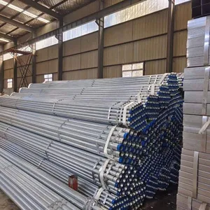 Pre-Galvanized Round Steel Pipe ASTM A53 Grade B GI Pipe 1/2
